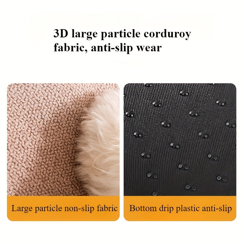 3-Step Polyester Pet Stairs with Non-Slip Base - Soft Fabric, Checkered Design, Ideal for Small and Medium Dogs & Cats, Removable Cover for Easy Cleaning, Pet Stairs | Checkered Pattern | Soft Fabric Stairs, Pet Stairs for Do