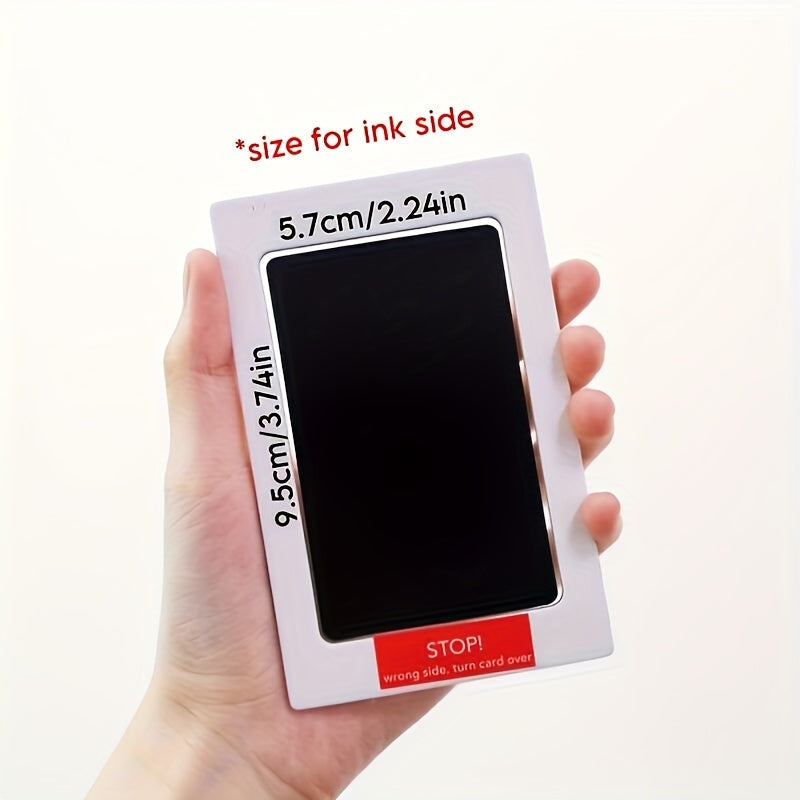 1pc Pet Paw Print Memorial Ink Pad With Touchless Ink For Pet Pawrint