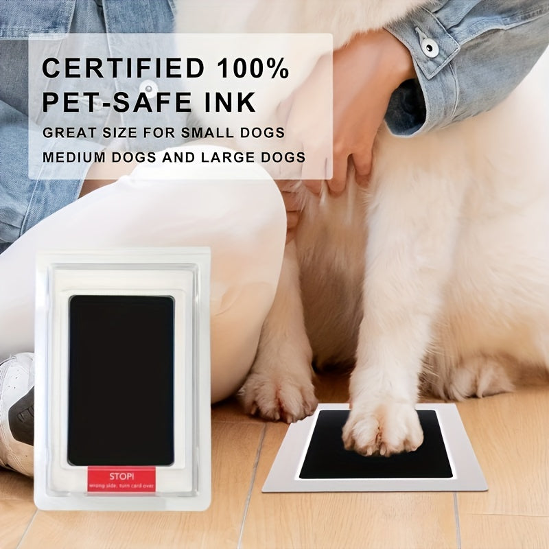 1pc Pet Paw Print Memorial Ink Pad With Touchless Ink For Pet Pawrint