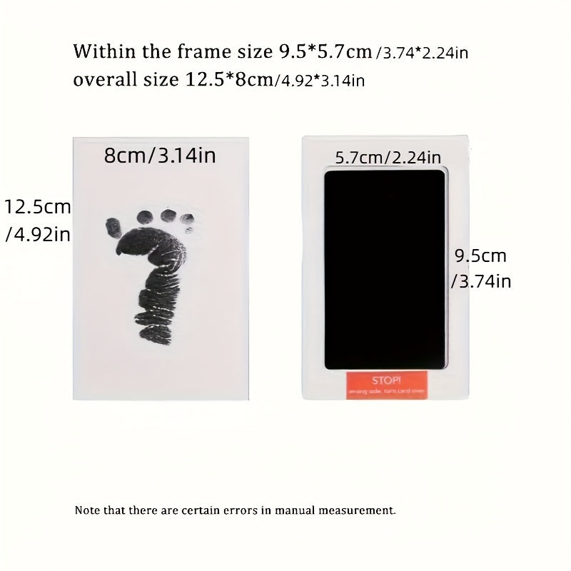 1pc Pet Paw Print Memorial Ink Pad With Touchless Ink For Pet Pawrint