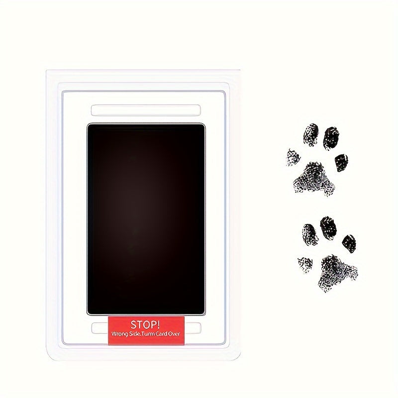 1pc Pet Paw Print Memorial Ink Pad With Touchless Ink For Pet Pawrint